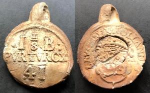 Cloth Seal, Dutch, Leiden, Crossed Keys, PVR TVRC