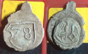 Cloth Seal, Swiss, Geneva, Eagle/Key