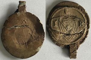 Cloth Seal, Clothier's Seal, Coat of Arms, IB