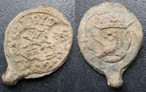 Cloth Seal, Dutch, Leiden, Crossed Keys, Lion