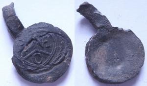 Cloth Seal, Cloth Worker's Personal Seal, Privy Mark, P VH C, 1575~1700