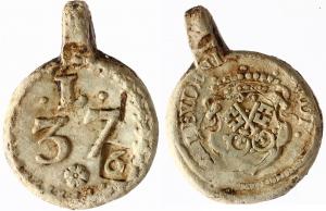 Cloth Seal, Dutch, Leiden, Crossed Keys, L37