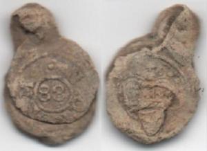 Cloth Seal, Norwich, Alnage, Crown, NORIM (Queried Noram - Northampton)