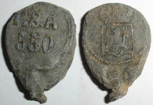 Dutch, Customs Seal, 550