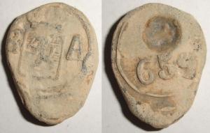 Dutch, Customs Seal, 659