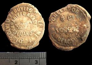 German, Guano Seal, Ohlendorff & Co. Peru